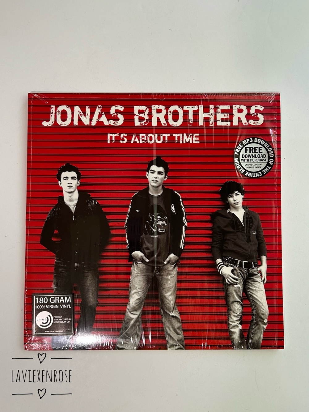 RARE Jonas Brothers It’s About Time Vinyl